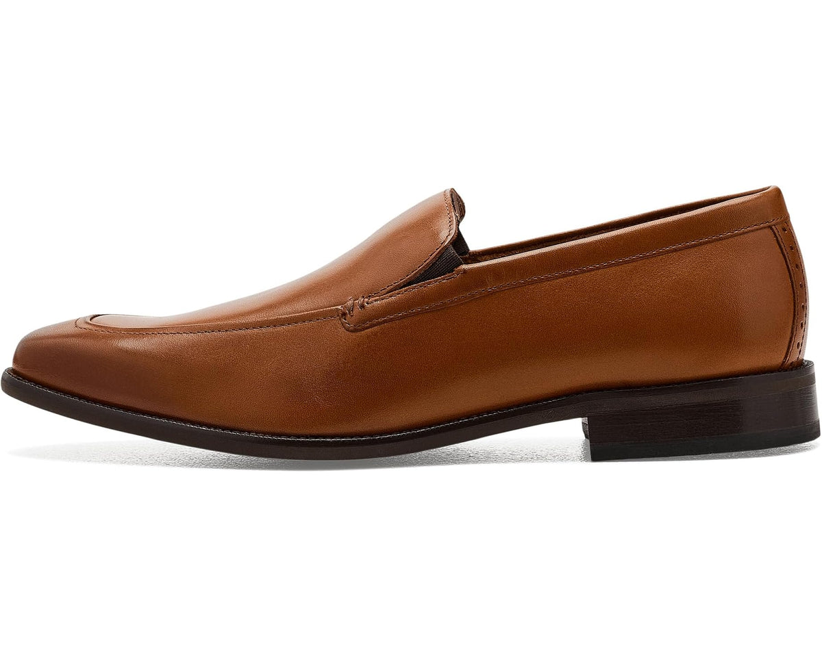 Men's Johnston & Murphy Burke Venetian Loafer Brown Full Grain - Eurostride
