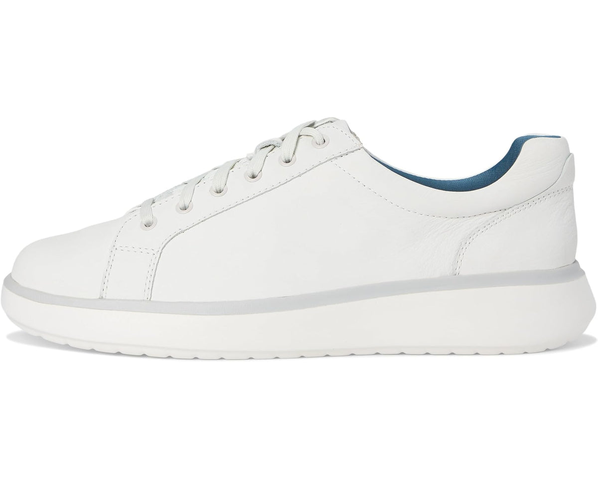Men's Johnston & Murphy Calm Lace-To-Toe White Full Grain - Eurostride