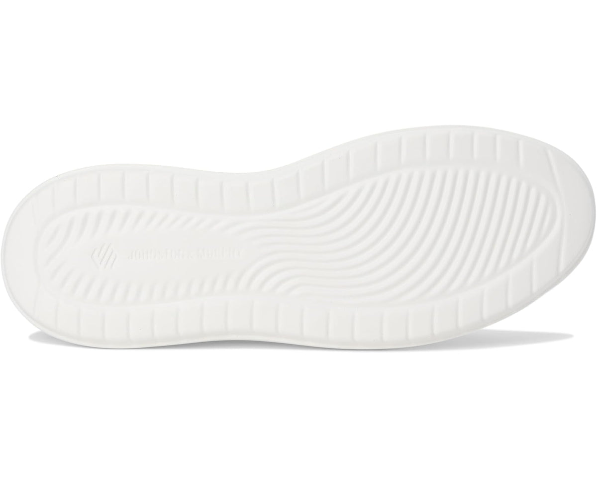 Men's Johnston & Murphy Calm Lace-To-Toe White Full Grain - Eurostride