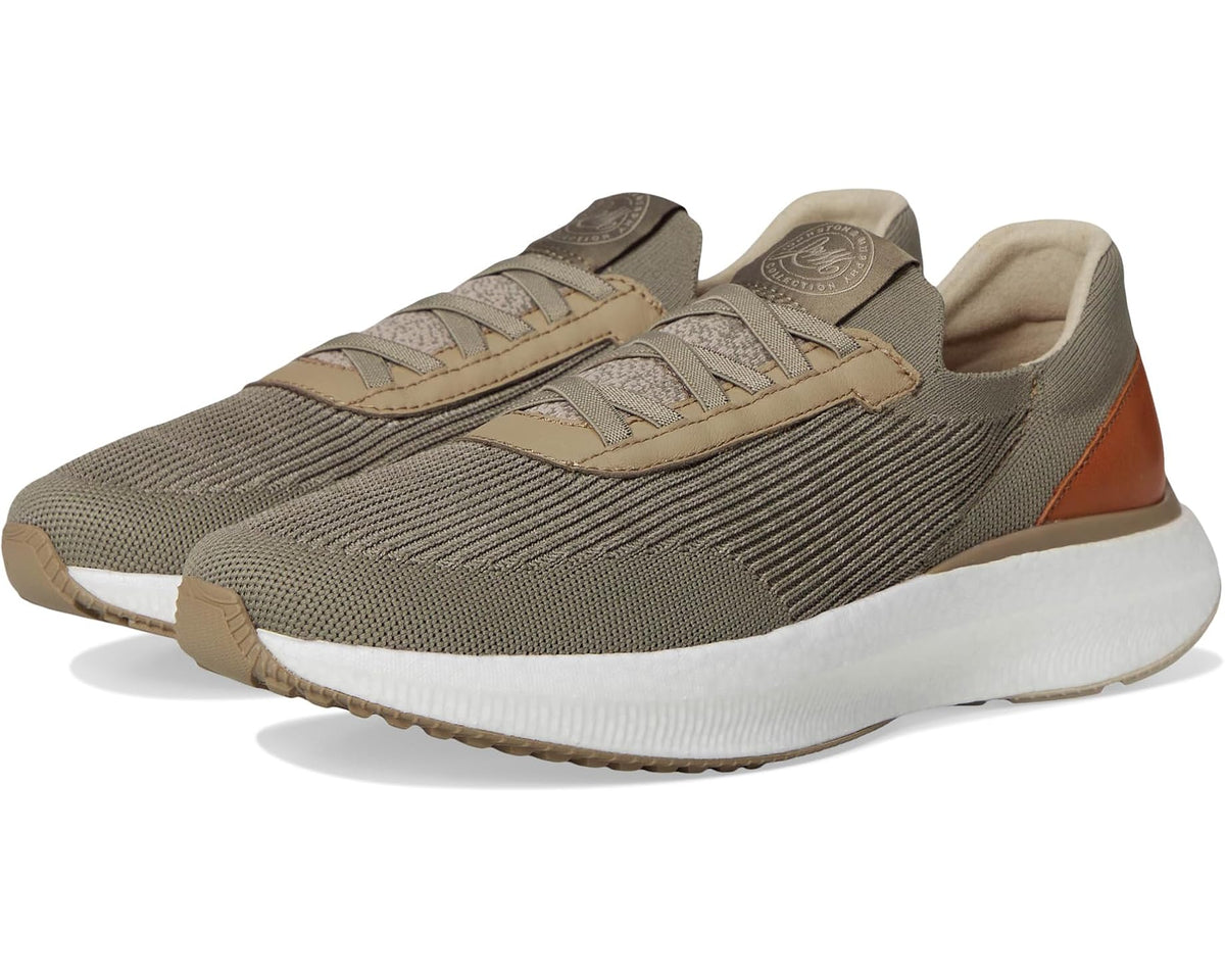 Men's Johnston & Murphy Collection Briley Knit Jogger Taupe Knit - Eurostride