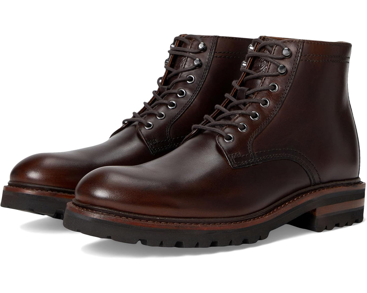 Men's Johnston & Murphy Collection Dudley Lug Plain Toe Boot Brown - Eurostride