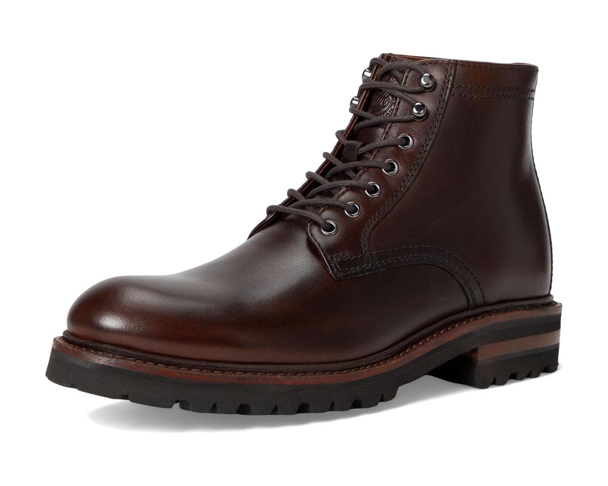 Men's Johnston & Murphy Collection Dudley Lug Plain Toe Boot Brown - Eurostride