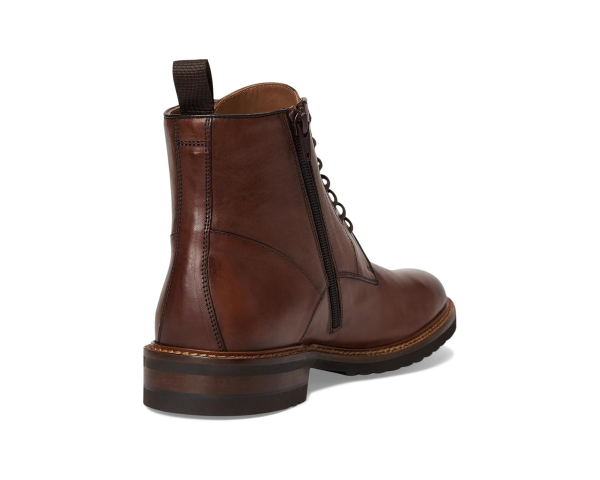 Men's Johnston & Murphy Collection Hartford Plain Toe Boots Tan Italian Calfskin - Eurostride