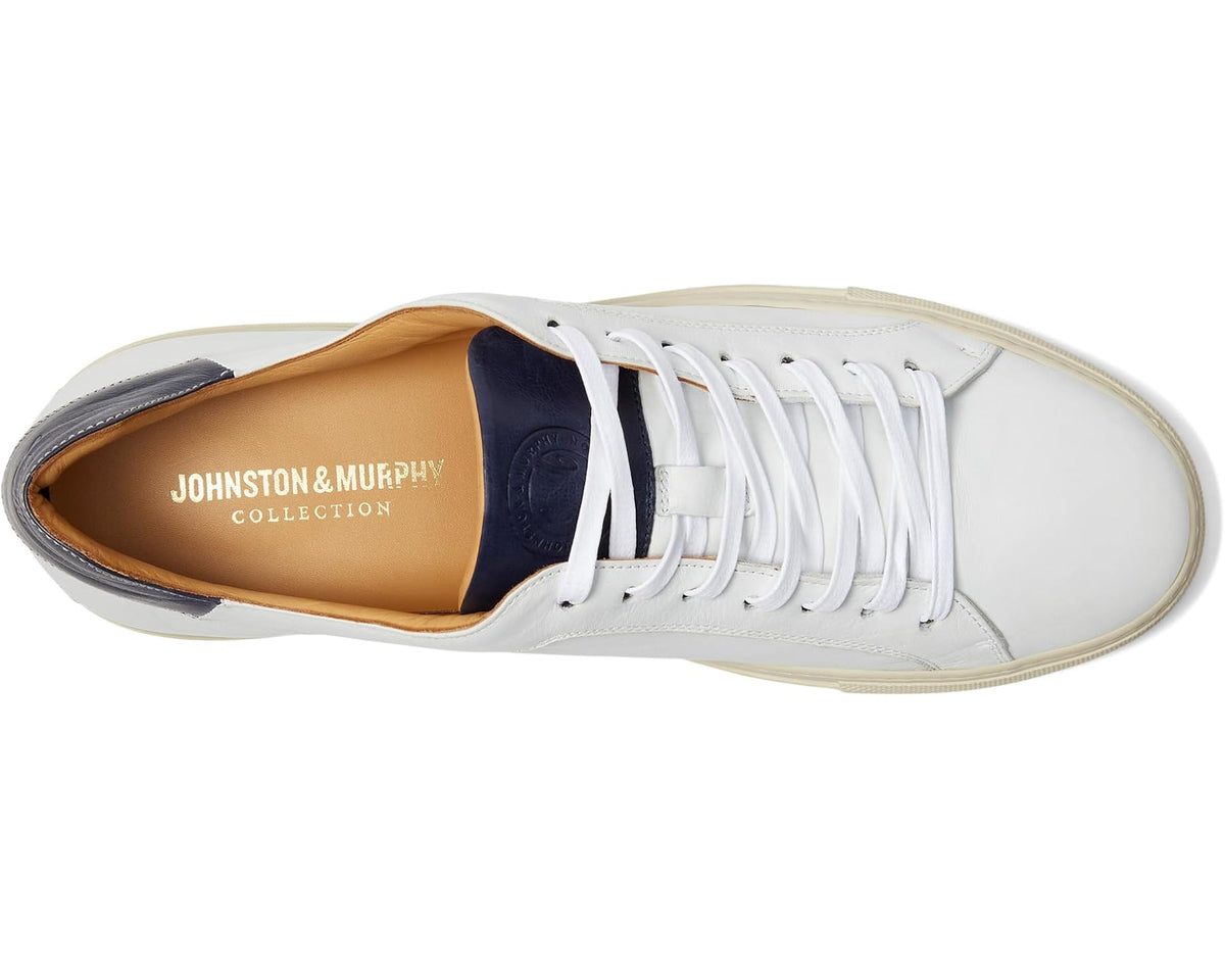 Men's Johnston & Murphy Collection Jared Lace to Toe White - Eurostride