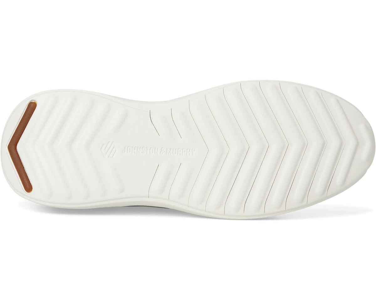 Men's Johnston & Murphy Kasler 2.0 Knit Plain Toe White Knit - Eurostride