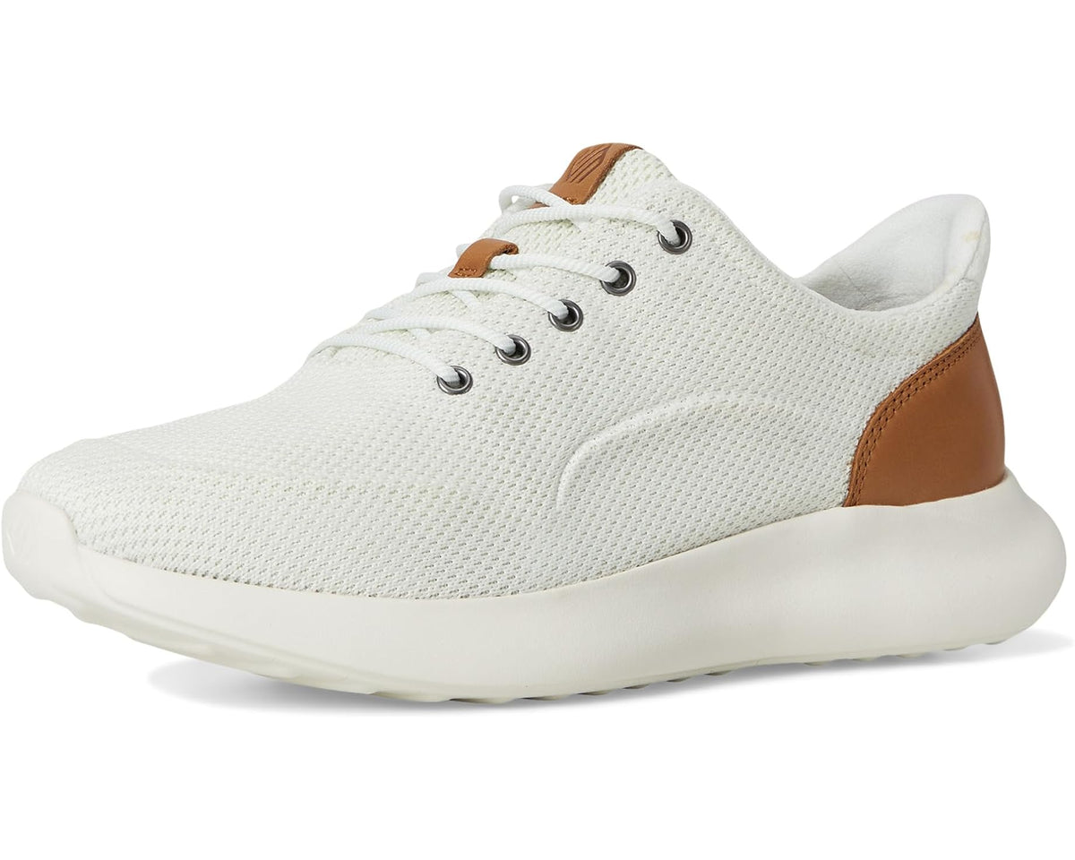 Men's Johnston & Murphy Kasler 2.0 Knit Plain Toe White Knit - Eurostride