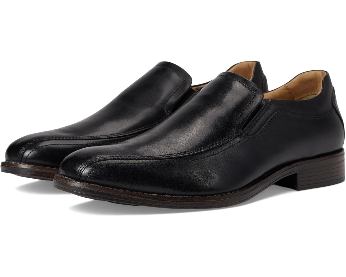 Men's Johnston & Murphy Lewis Venetian Black Full Grain - Eurostride
