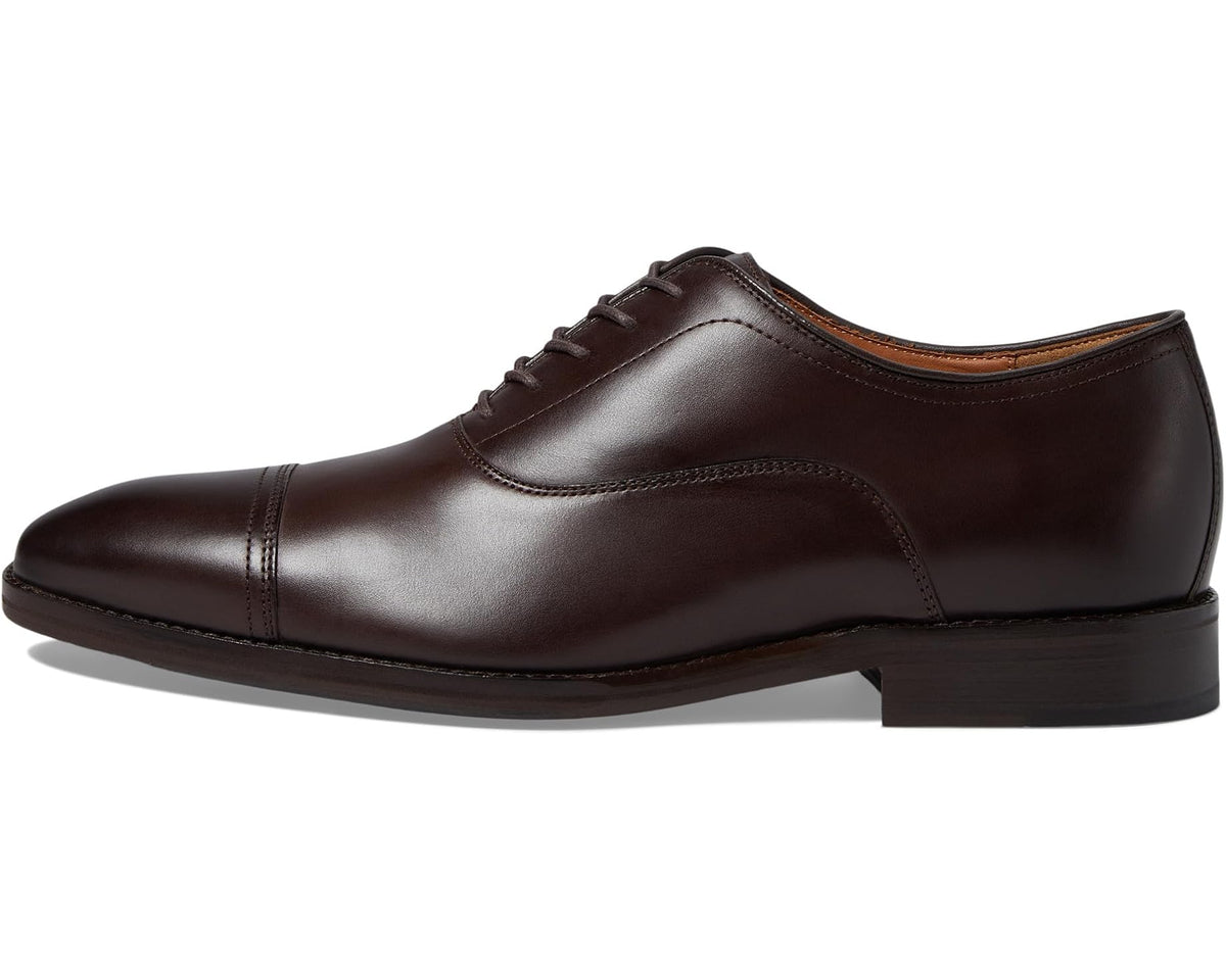 Men's Johnston & Murphy Sullivan Cap Toe Espresso Italian Calfskin - Eurostride