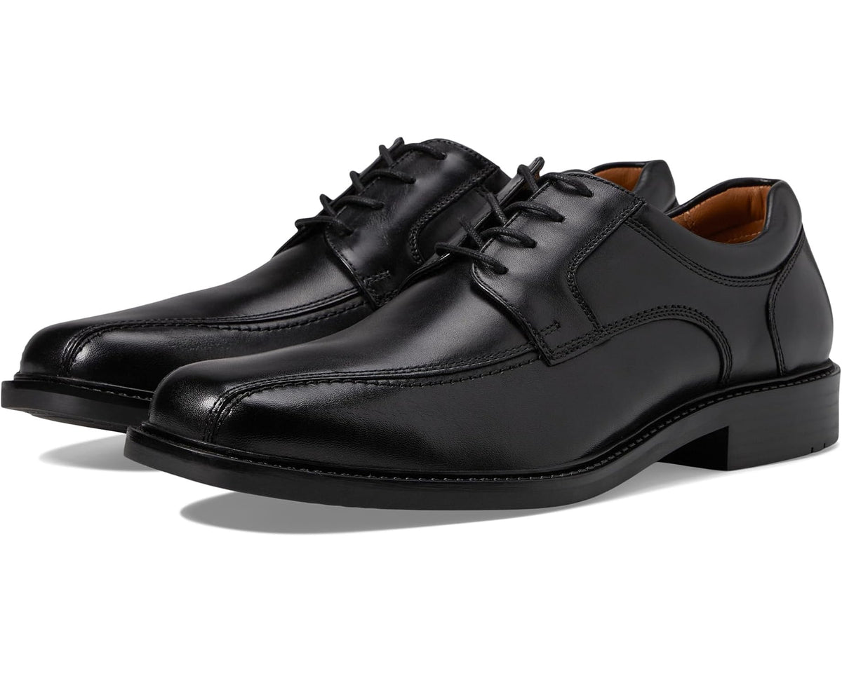 Men's Johnston & Murphy Tabor Runoff Lace-Up Black Calfskin - Eurostride