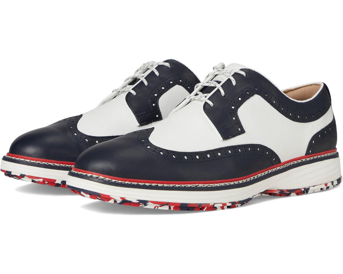Men's Johnston & Murphy Upton Gl3 Luxe Hybrid Navy/White Waterproof Full Grain - Eurostride