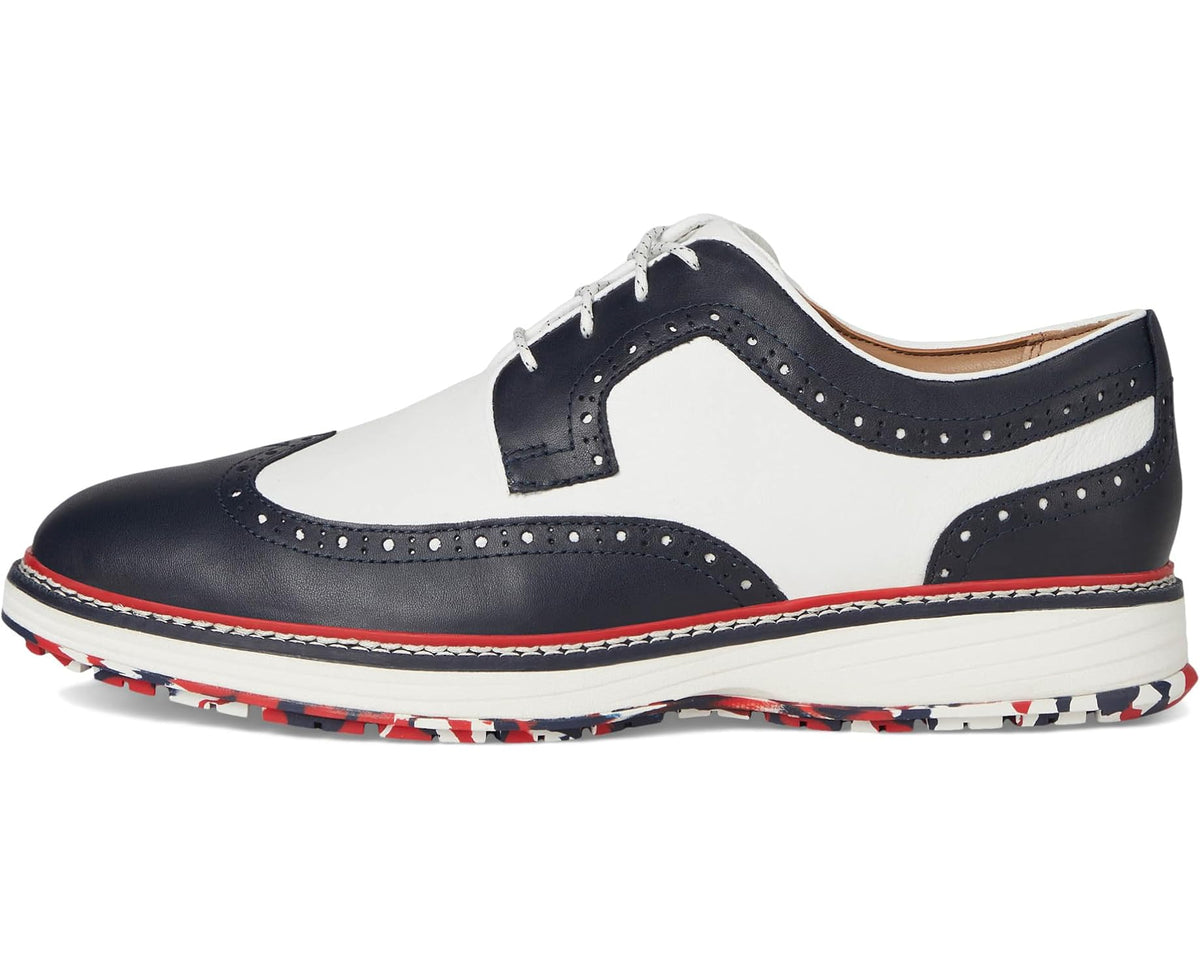 Men's Johnston & Murphy Upton Gl3 Luxe Hybrid Navy/White Waterproof Full Grain - Eurostride