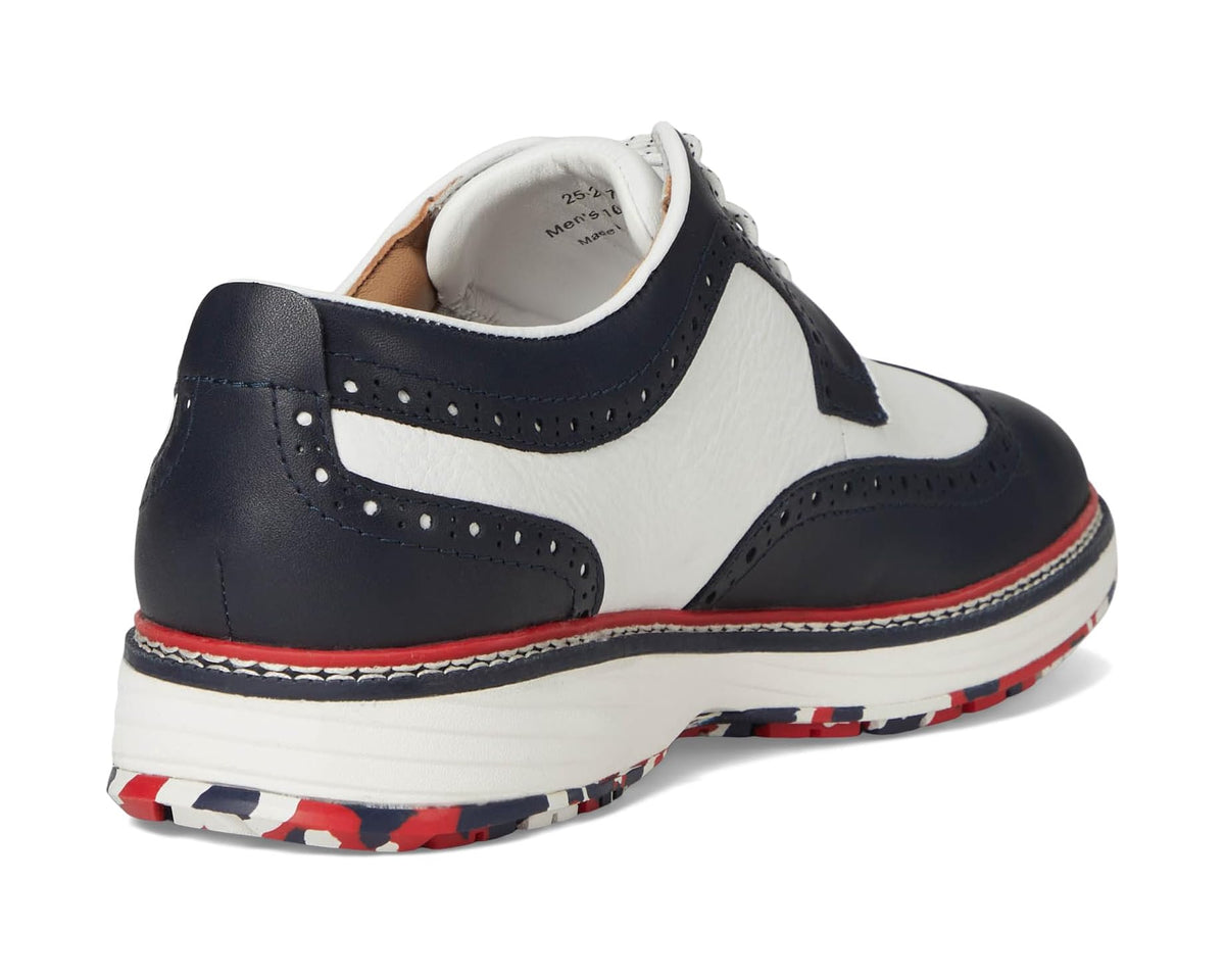 Men's Johnston & Murphy Upton Gl3 Luxe Hybrid Navy/White Waterproof Full Grain - Eurostride
