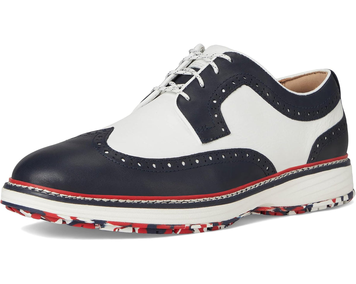 Men's Johnston & Murphy Upton Gl3 Luxe Hybrid Navy/White Waterproof Full Grain - Eurostride