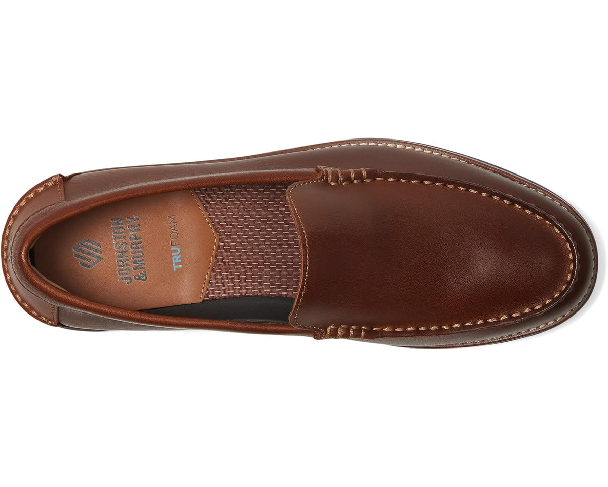 Men's Johnston & Murphy Upton Venetian Tan Full Grain 1 - Eurostride