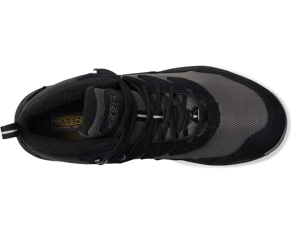 Men's KEEN Hightrail Polar Hiking Boots Black/Steel Grey - Eurostride