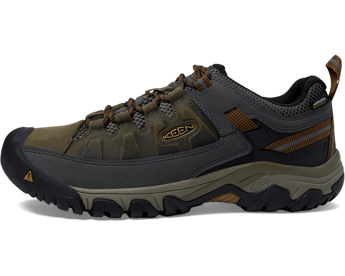 Men's KEEN Targhee III Waterproof Black Olive/Golden Brown - Eurostride
