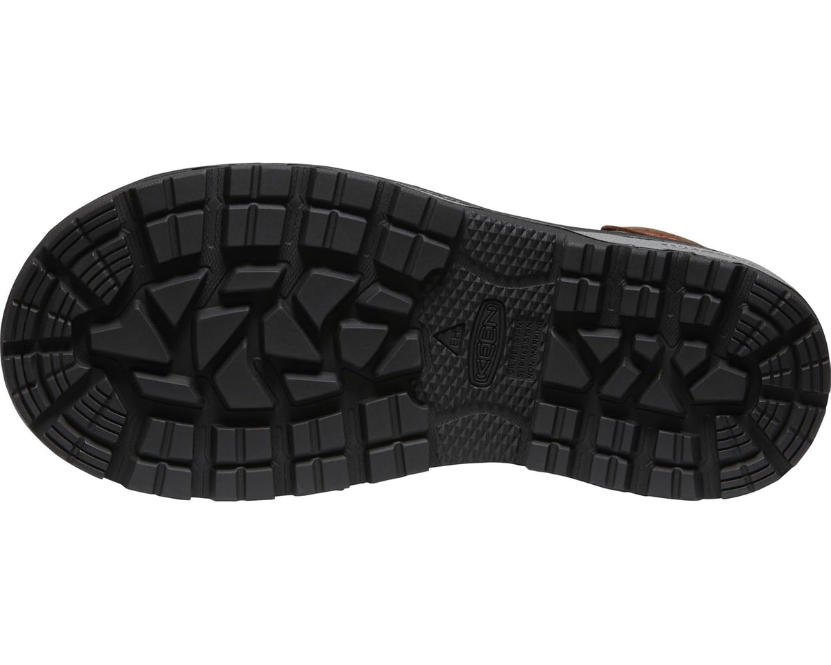 Men's KEEN Utility Camden 6 Waterproof Internal Met (Comp Toe) Leather Brown/Black - Eurostride