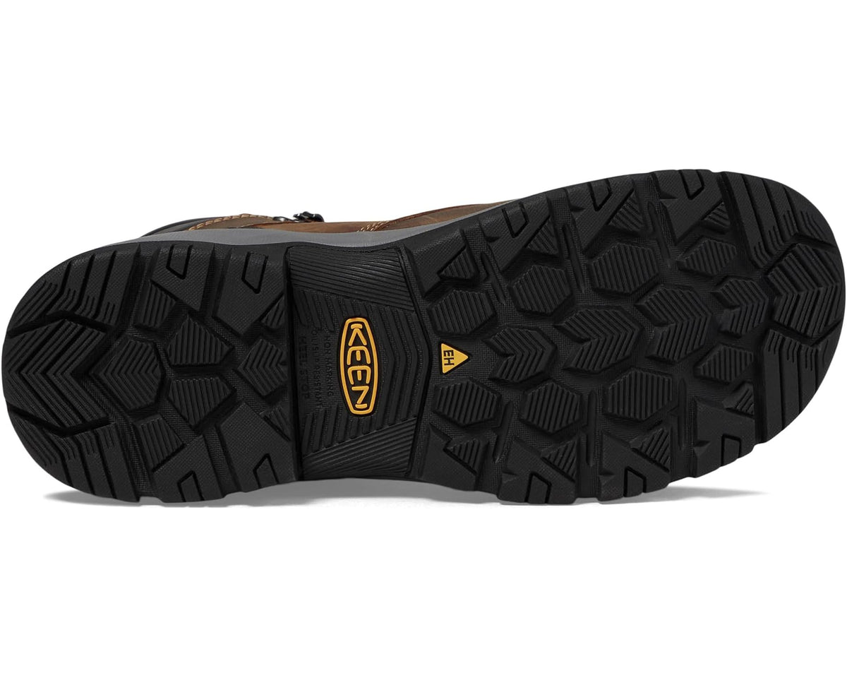Men's KEEN Utility Evanston 6·Composite Toe Waterproof Internal Met Guard Bison/Black - Eurostride