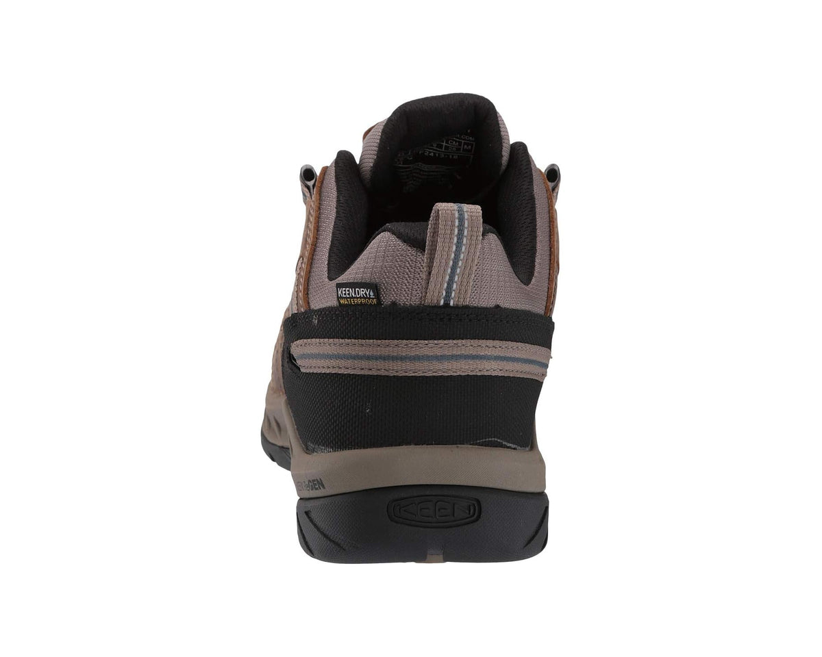 Men's KEEN Utility Flint II Waterproof (Steel Toe) Cascade Brown/Orion Blue - Eurostride