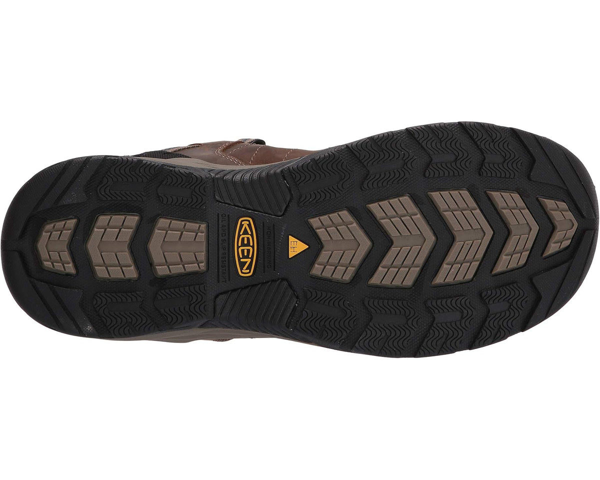 Men's KEEN Utility Flint II Waterproof (Steel Toe) Cascade Brown/Orion Blue - Eurostride