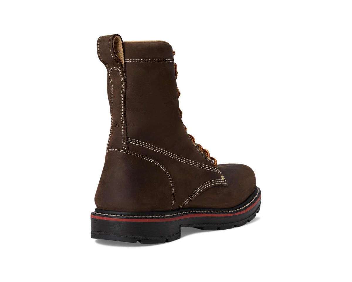 Men's KEEN Utility Liberty 8 Waterproof 90? Heel Boots (Carbon Toe) Coffee Bean/Black - Eurostride