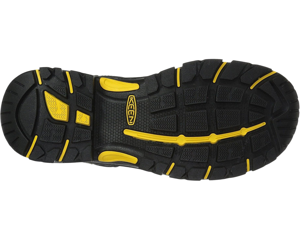 Men's KEEN Utility Logandale Waterproof Steel Toe Raven/Black - Eurostride