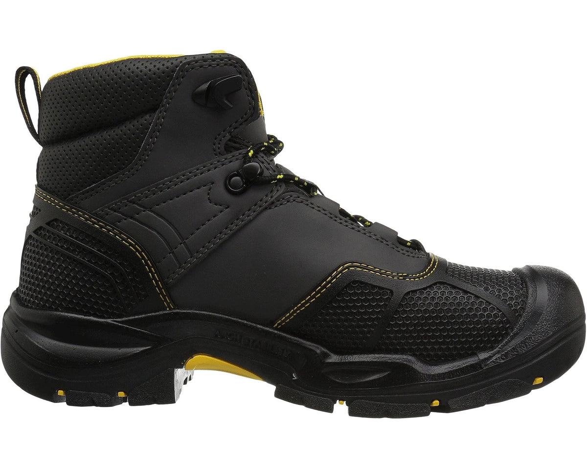 Men's KEEN Utility Logandale Waterproof Steel Toe Raven/Black - Eurostride