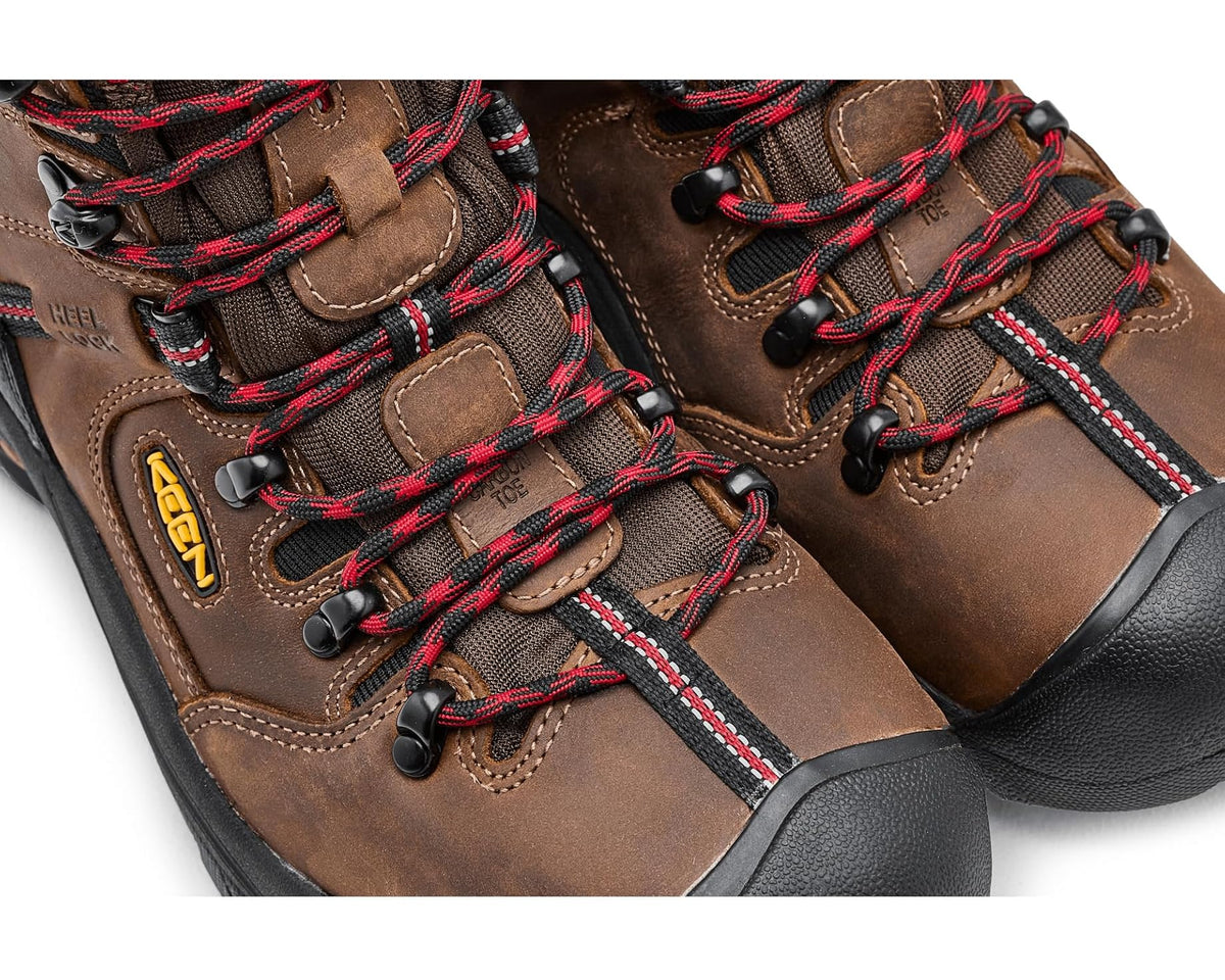 Men's KEEN Utility Pittsburgh Energy 6 Waterproof (Comp Toe) Bison/Black - Eurostride