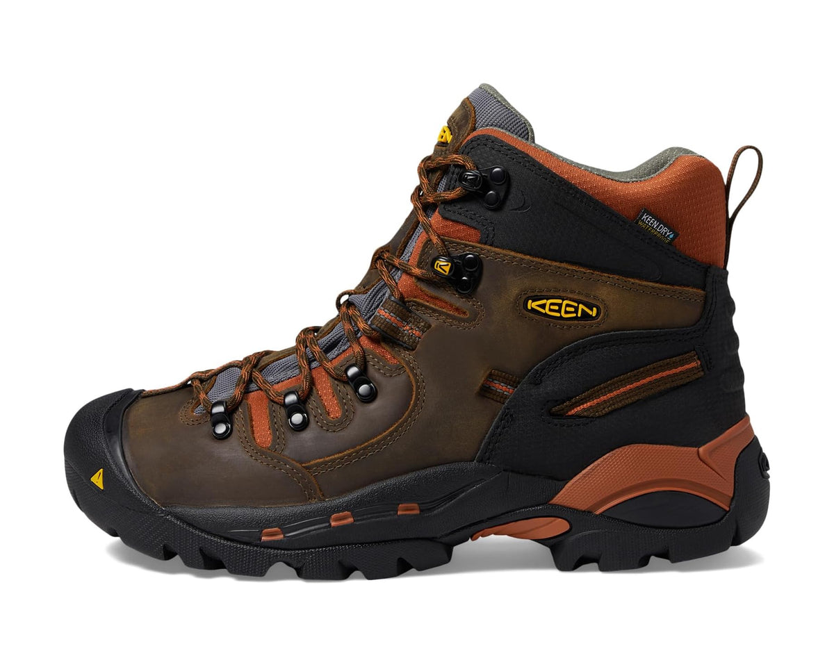 Men's KEEN Utility Pittsburgh Soft Toe Cascade Brown/Bombay Brown - Eurostride