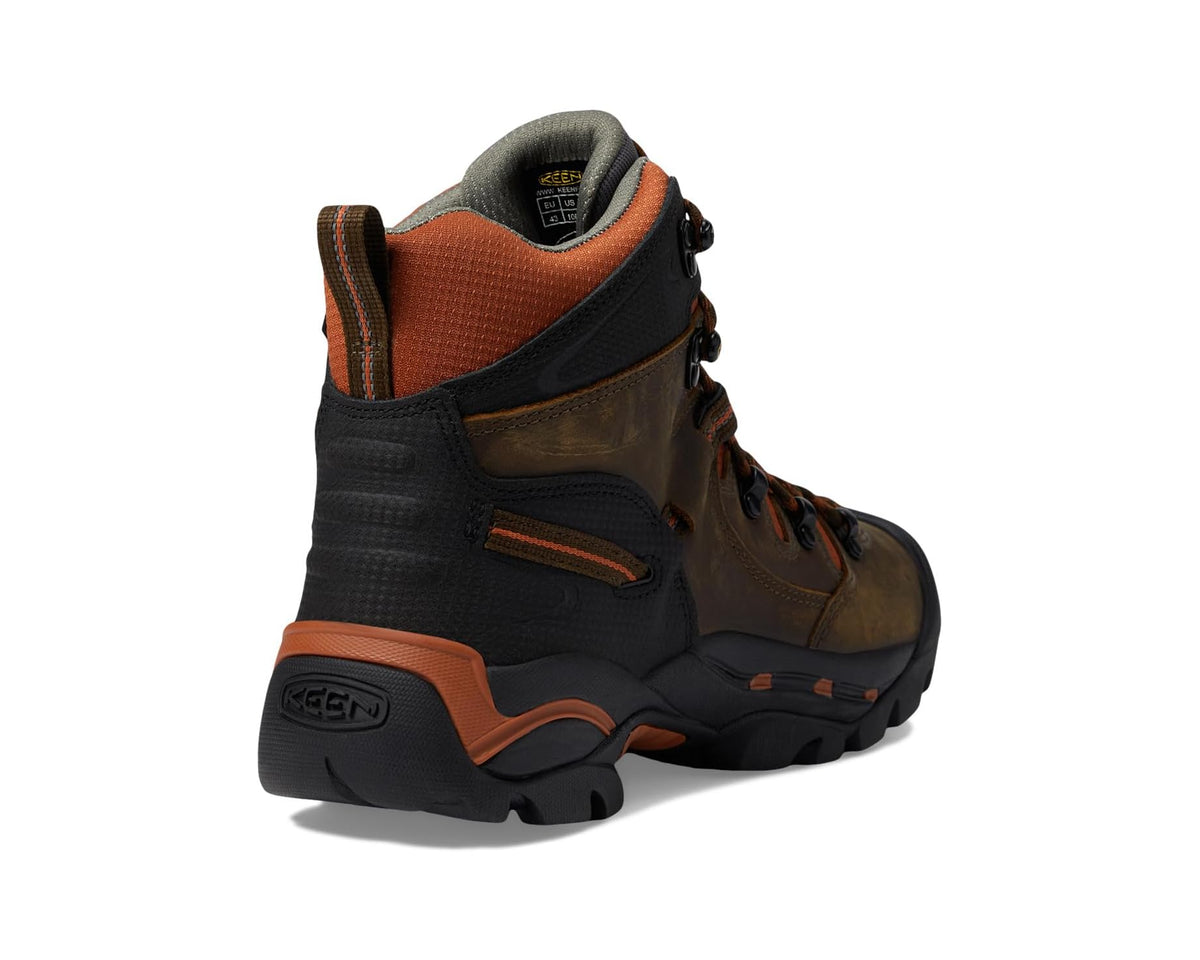 Men's KEEN Utility Pittsburgh Soft Toe Cascade Brown/Bombay Brown - Eurostride