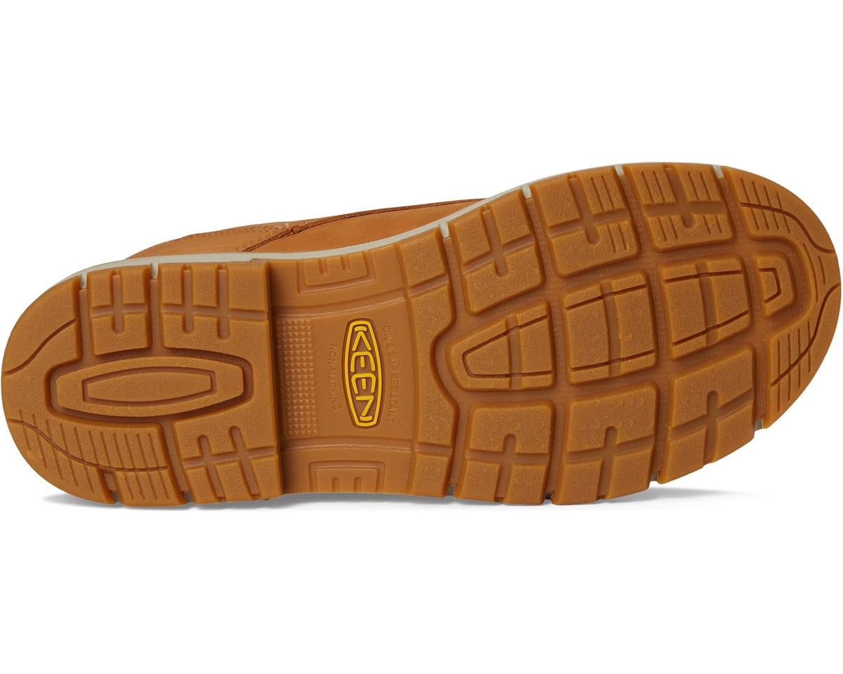Men's KEEN Utility San Jose 6·Alloy Toe Waterproof 90 Degree Heel Bistre/Gum - Eurostride
