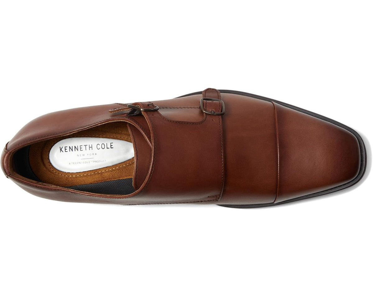Men's Kenneth Cole Charles Medium Brown Leather - Eurostride