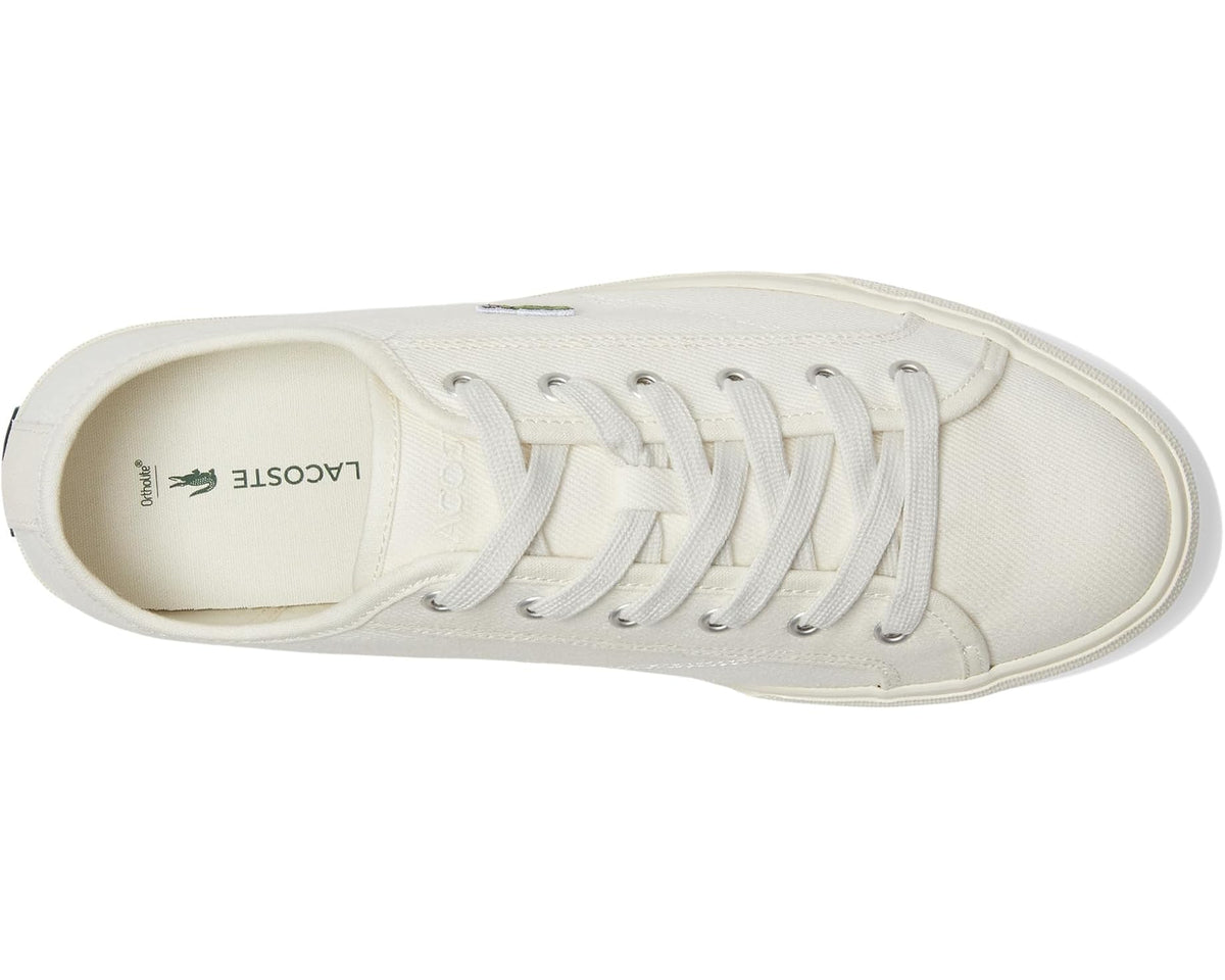 Men's Lacoste Backcourt Sneakers Off White/Off White - Eurostride