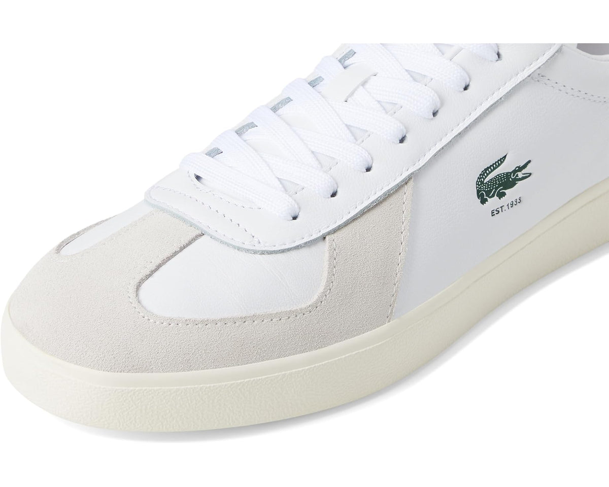 Men's Lacoste Baseshot Pro Sneakers White/Off White - Eurostride