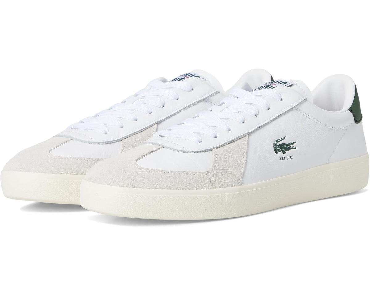 Men's Lacoste Baseshot Pro Sneakers White/Off White - Eurostride