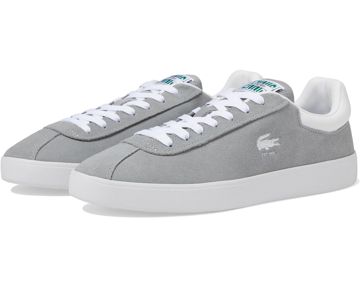 Men's Lacoste Baseshot Sneakers Grey/White - Eurostride