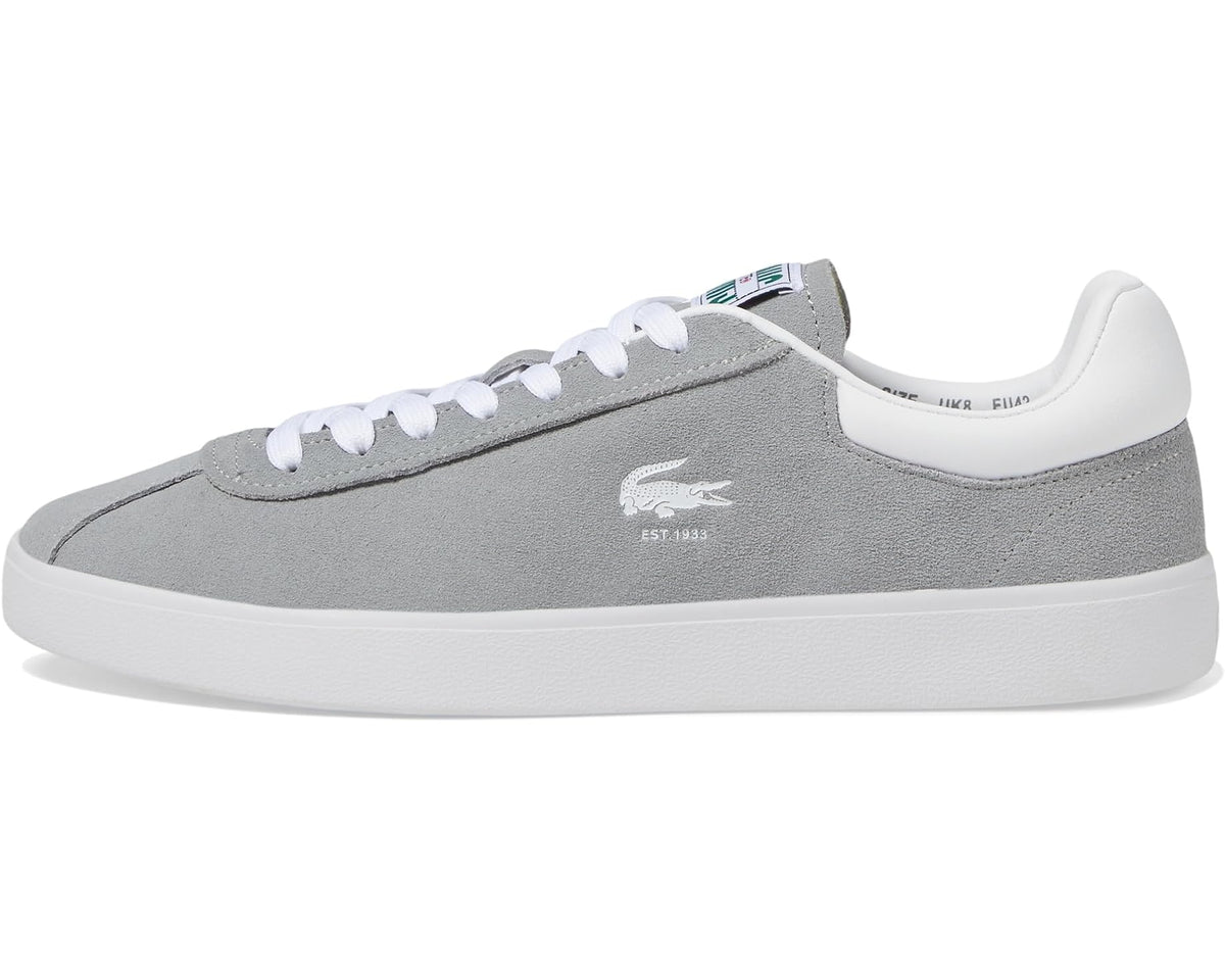 Men's Lacoste Baseshot Sneakers Grey/White - Eurostride