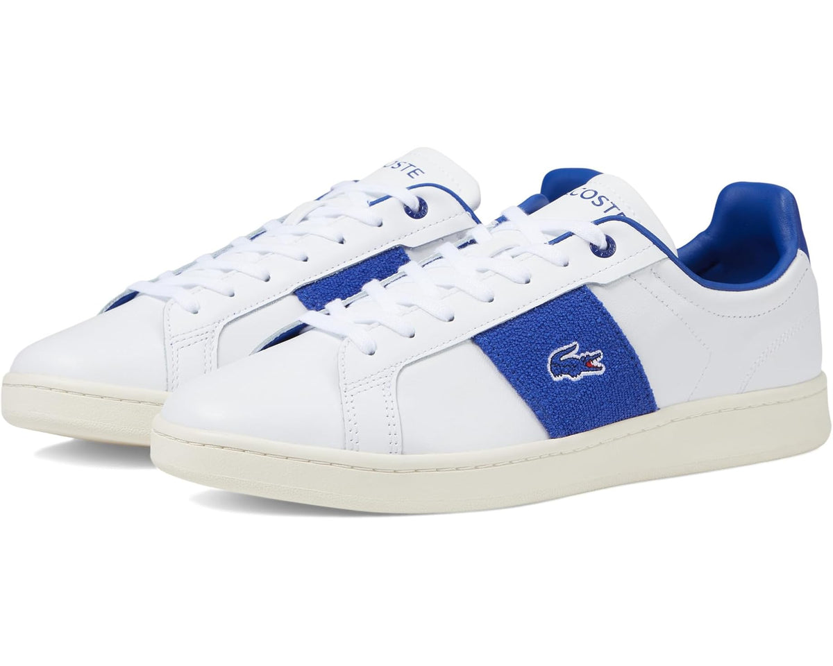Men's Lacoste Carnaby Pro CGR Sneakers White/Blue - Eurostride