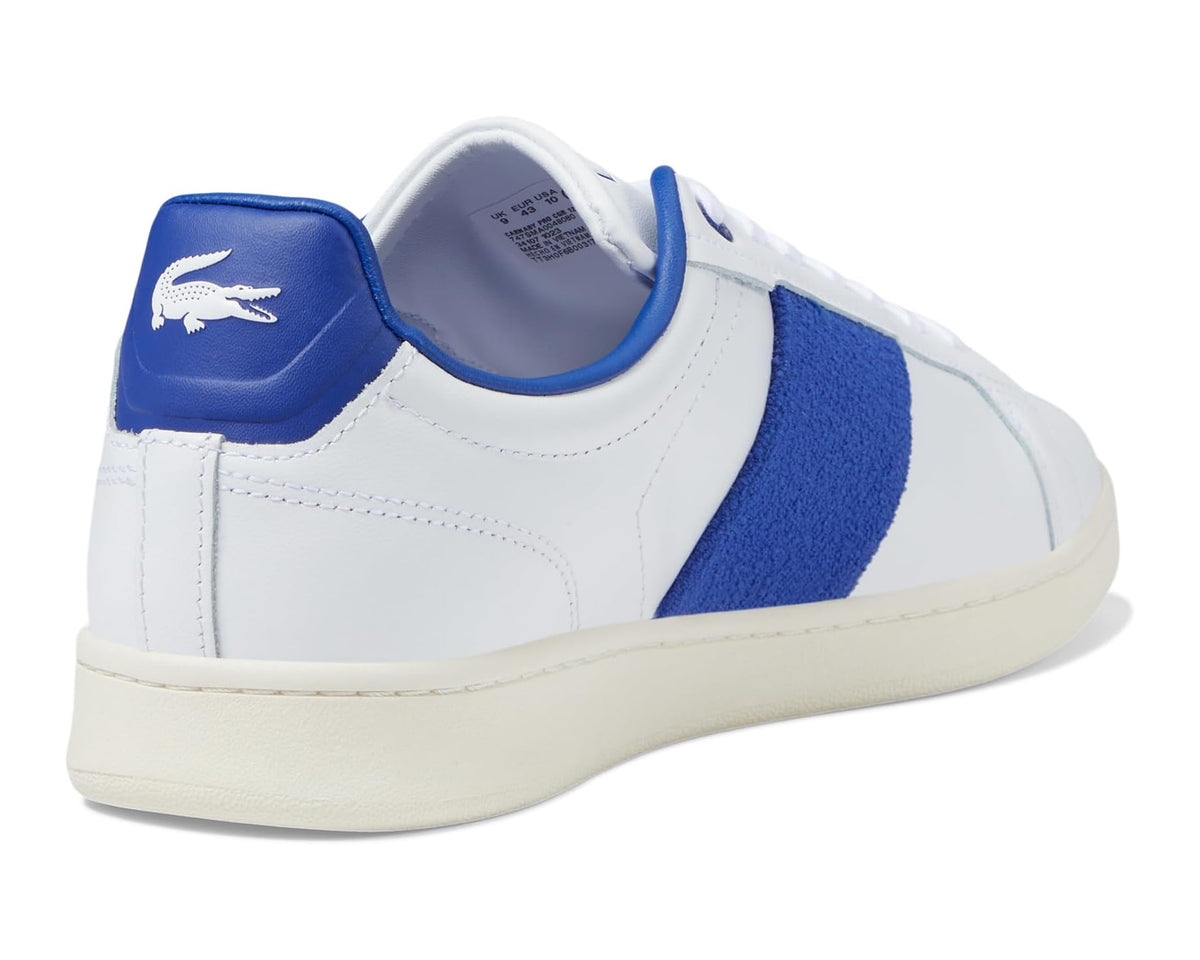 Men's Lacoste Carnaby Pro CGR Sneakers White/Blue - Eurostride