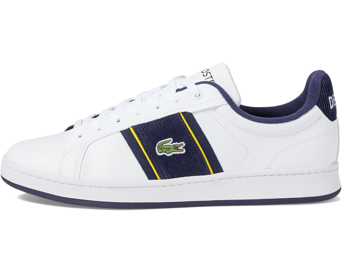 Men's Lacoste Carnaby Pro CGR Sneakers White/Navy - Eurostride