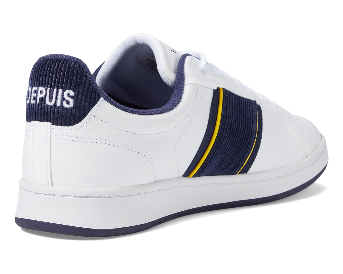 Men's Lacoste Carnaby Pro CGR Sneakers White/Navy - Eurostride
