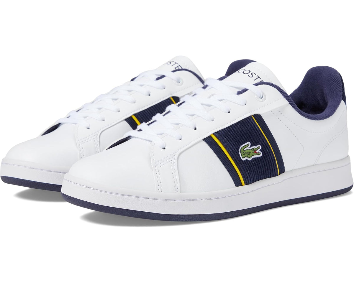Men's Lacoste Carnaby Pro CGR Sneakers White/Navy - Eurostride