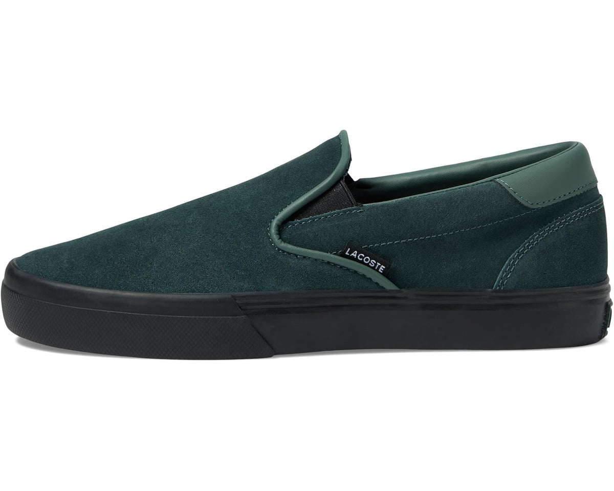Men's Lacoste Jump Serve Slip-On Sneakers Dark Green/Black - Eurostride