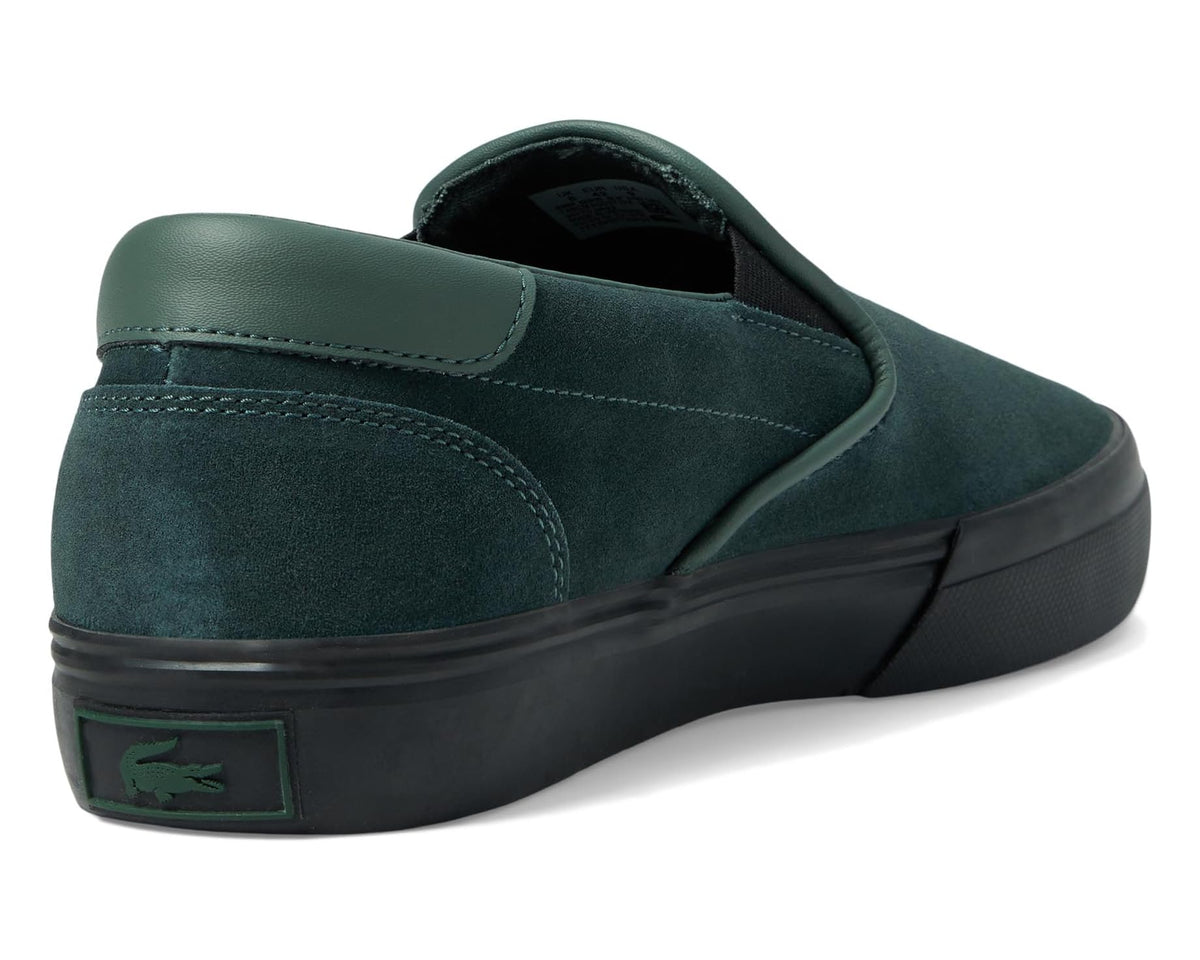 Men's Lacoste Jump Serve Slip-On Sneakers Dark Green/Black - Eurostride