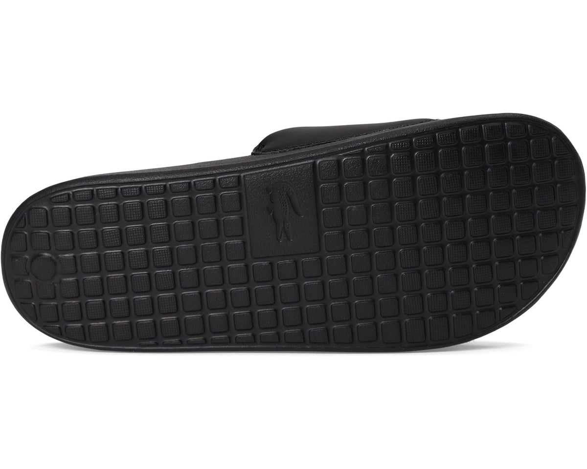 Men's Lacoste Serve Slide 1.0 Black/White Croc - Eurostride