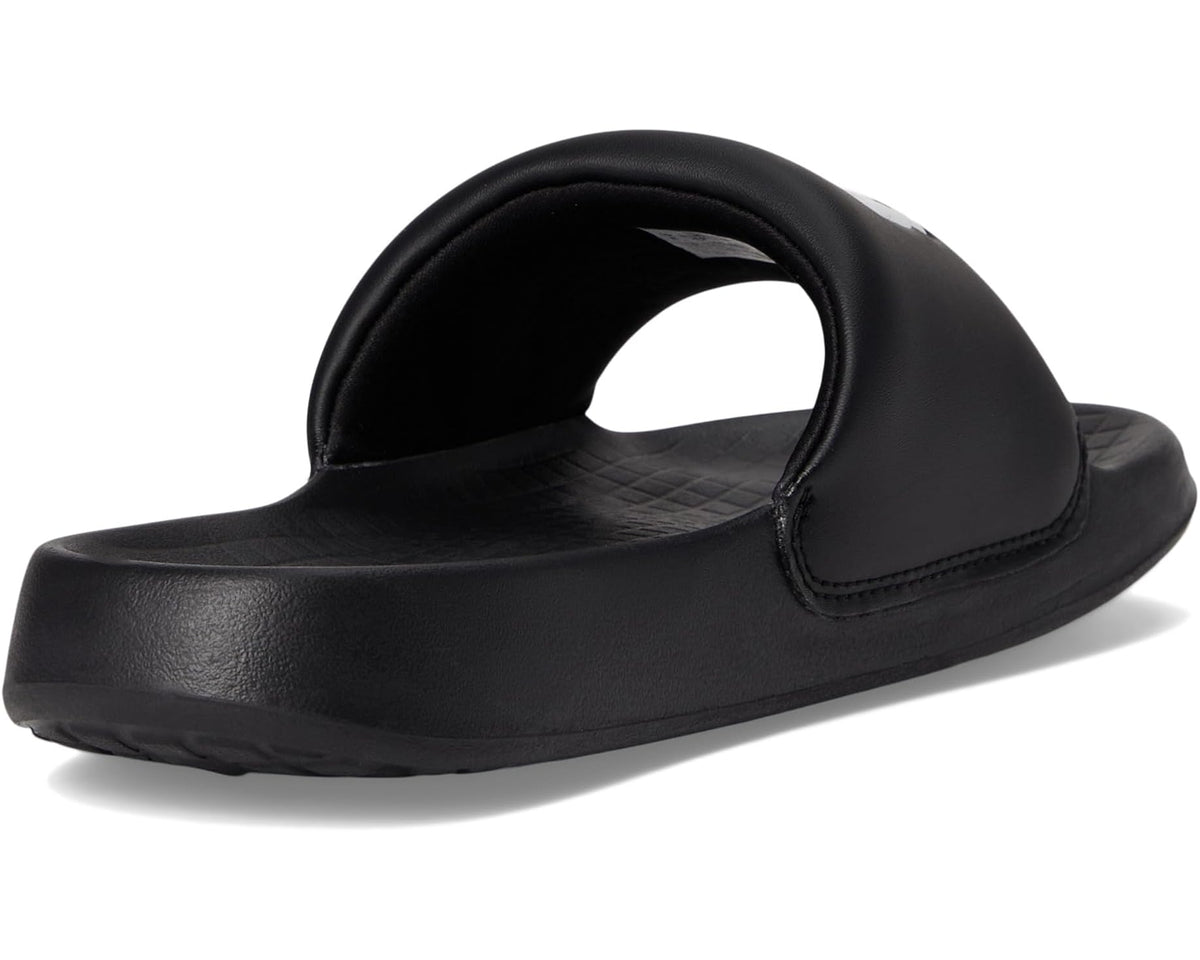 Men's Lacoste Serve Slide 1.0 Black/White Croc - Eurostride