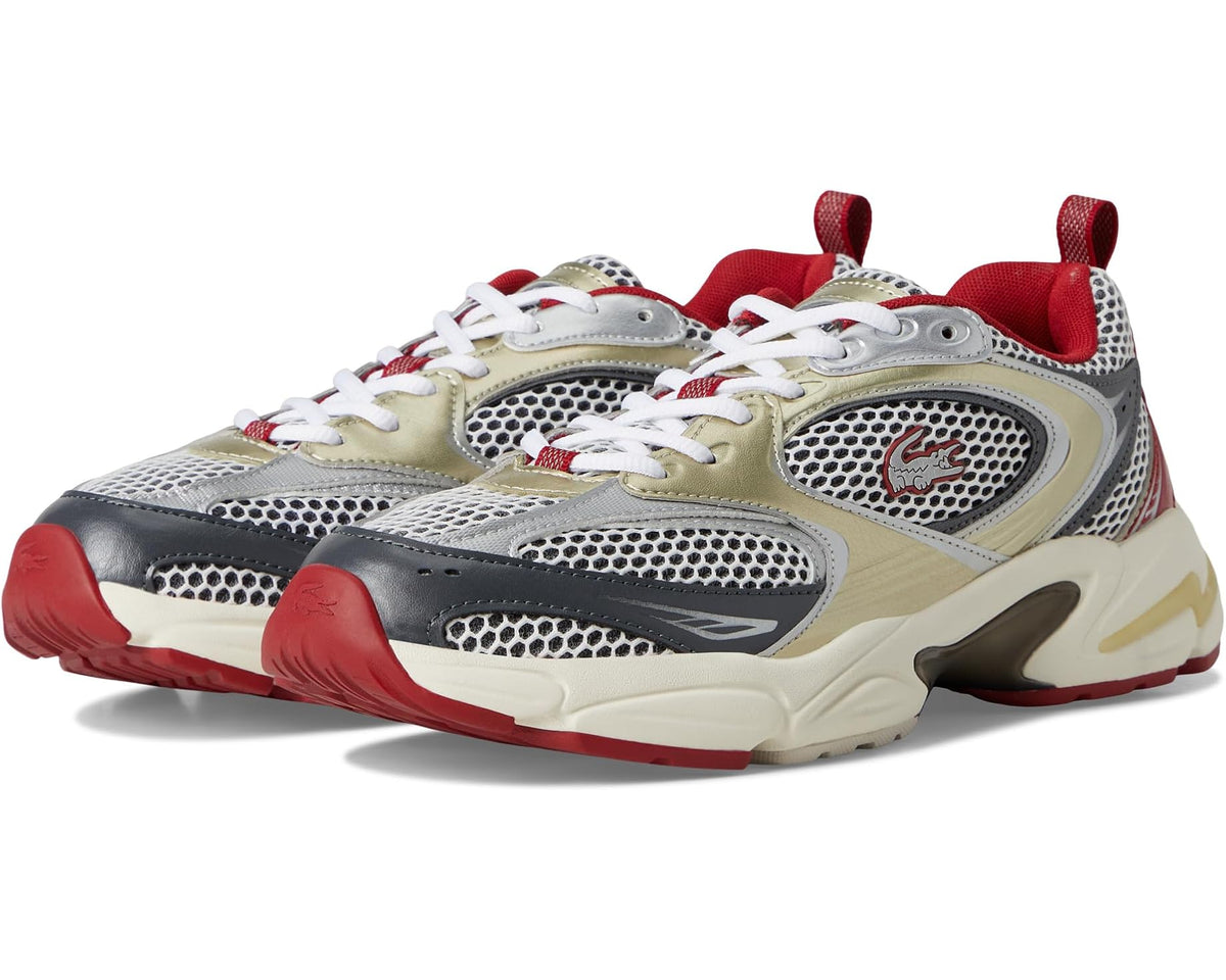 Men's Lacoste Storm 96 2k Sneakers Red/Off White - Eurostride