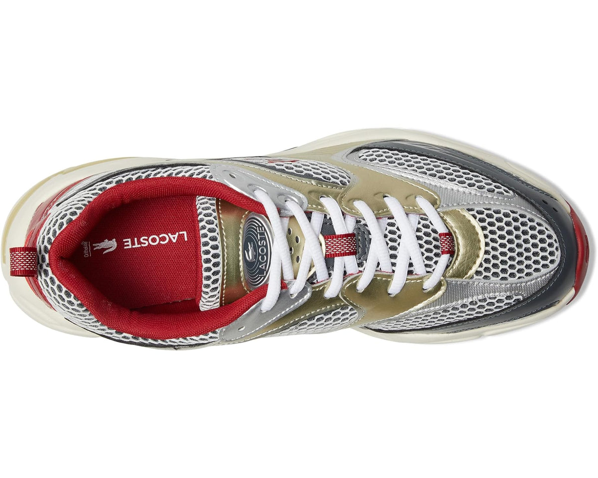 Men's Lacoste Storm 96 2k Sneakers Red/Off White - Eurostride