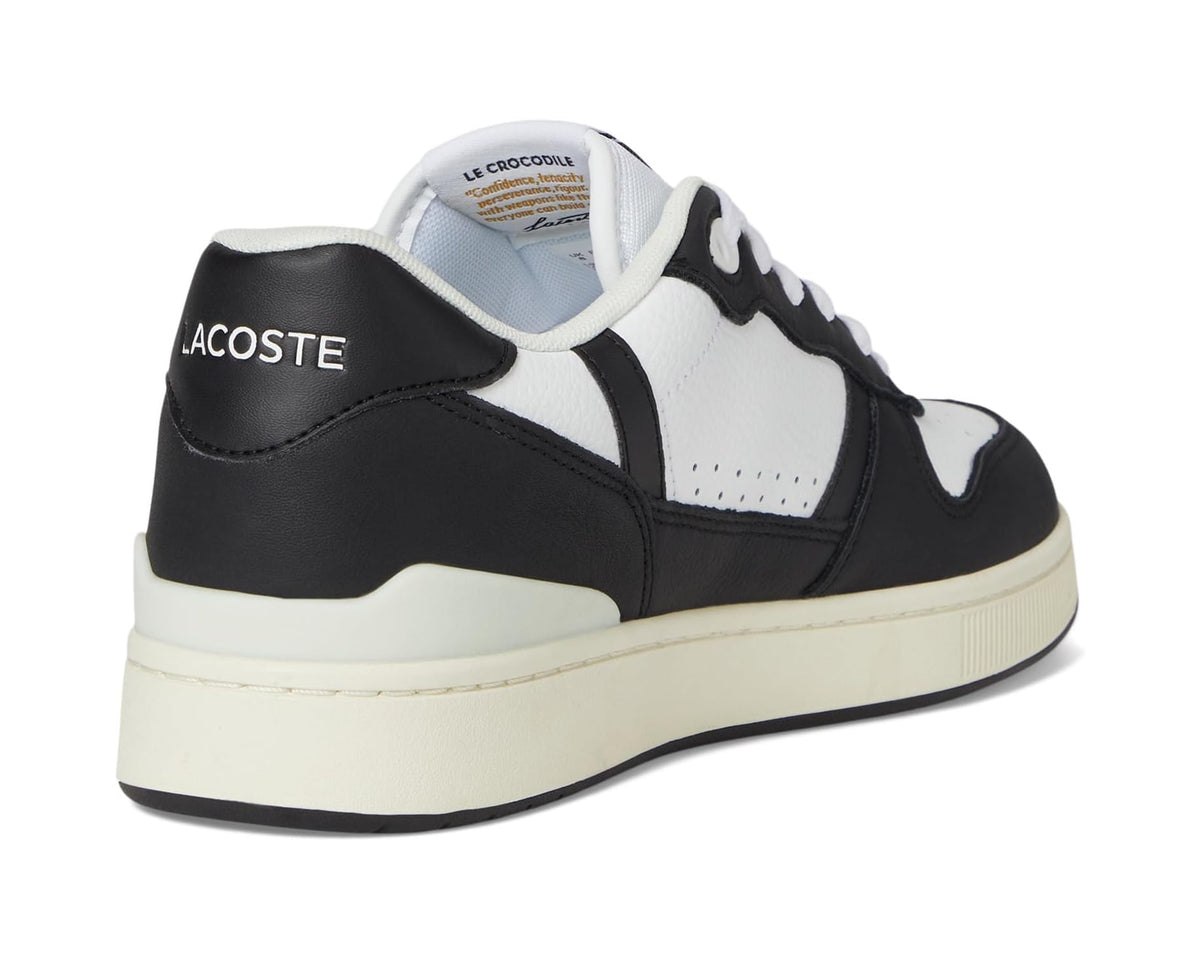 Men's Lacoste T-Clip Set Sneakers White/Black - Eurostride