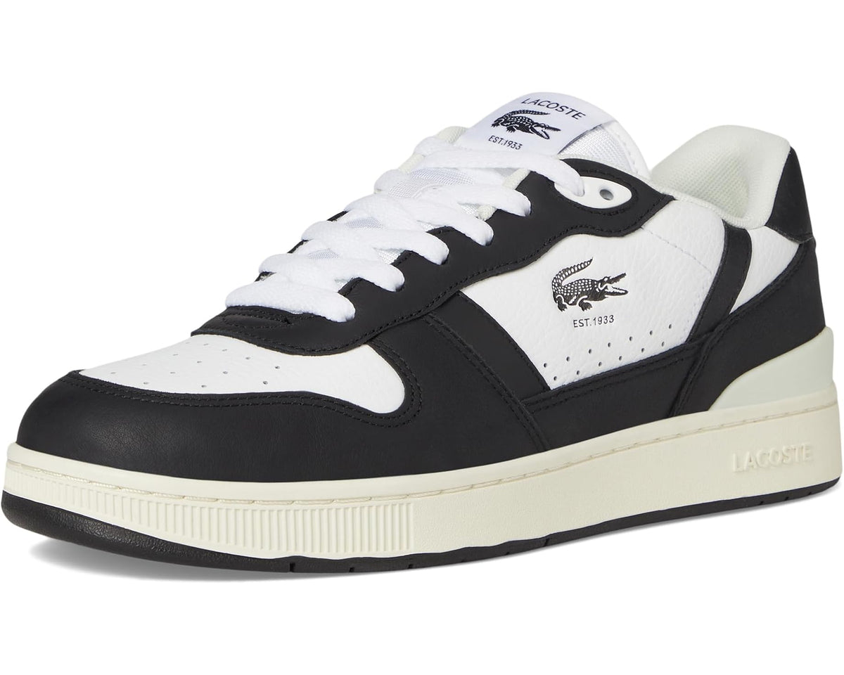 Men's Lacoste T-Clip Set Sneakers White/Black - Eurostride